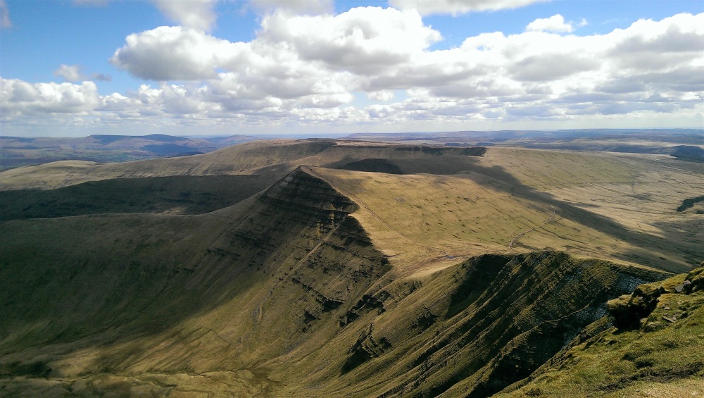 Views from the top of Pen y Fan