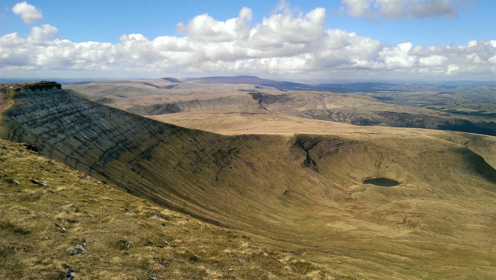 View from the top of Pen y Fan