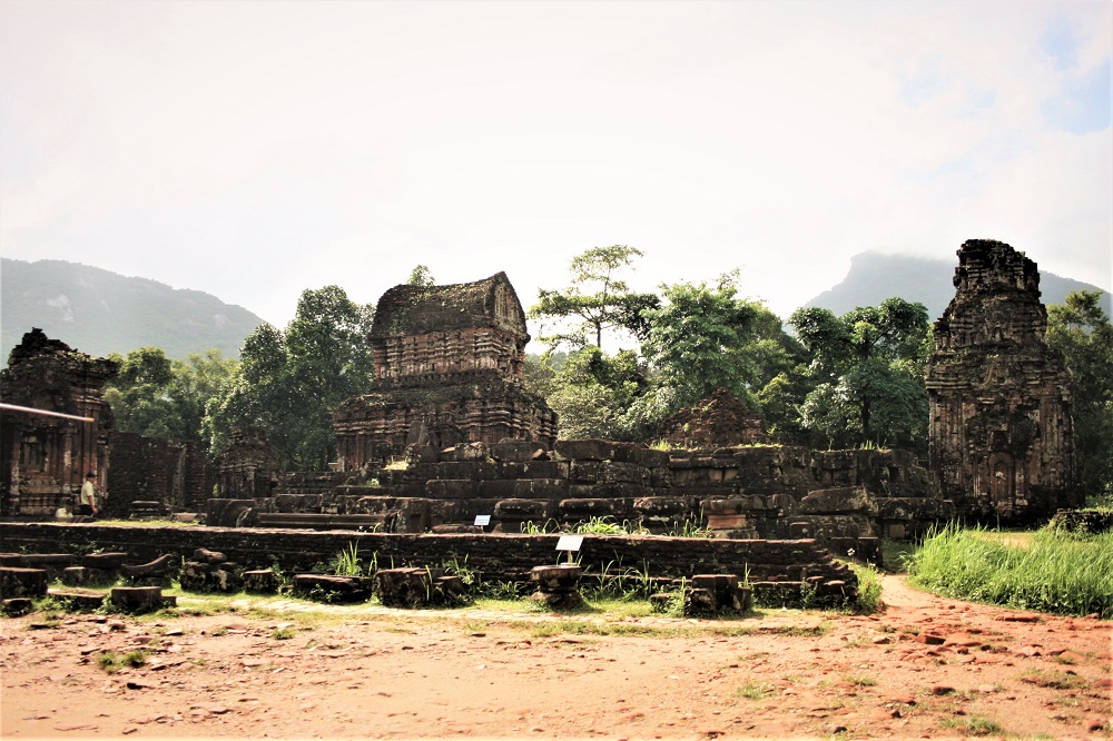 The ruined Cham temple complex at My Son