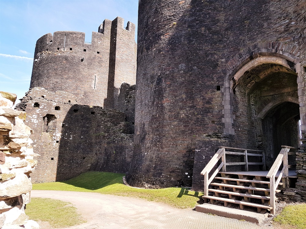 Back of Caerphilly Castle