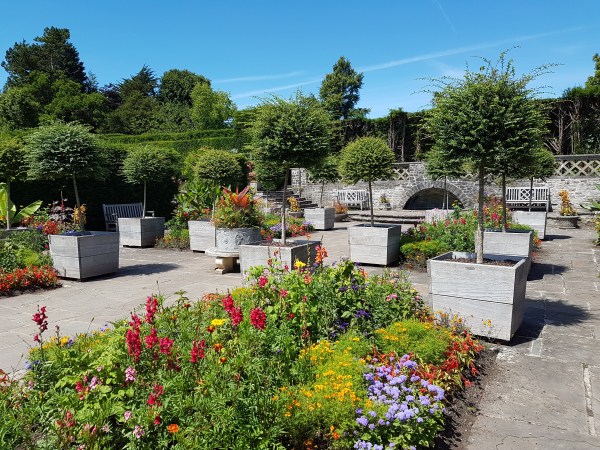 Italian gardens at Dyffryn Gardens