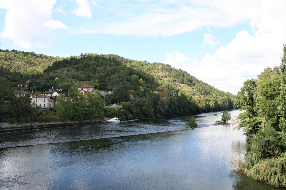 The River Lot from the Pont Valentré in Cahors