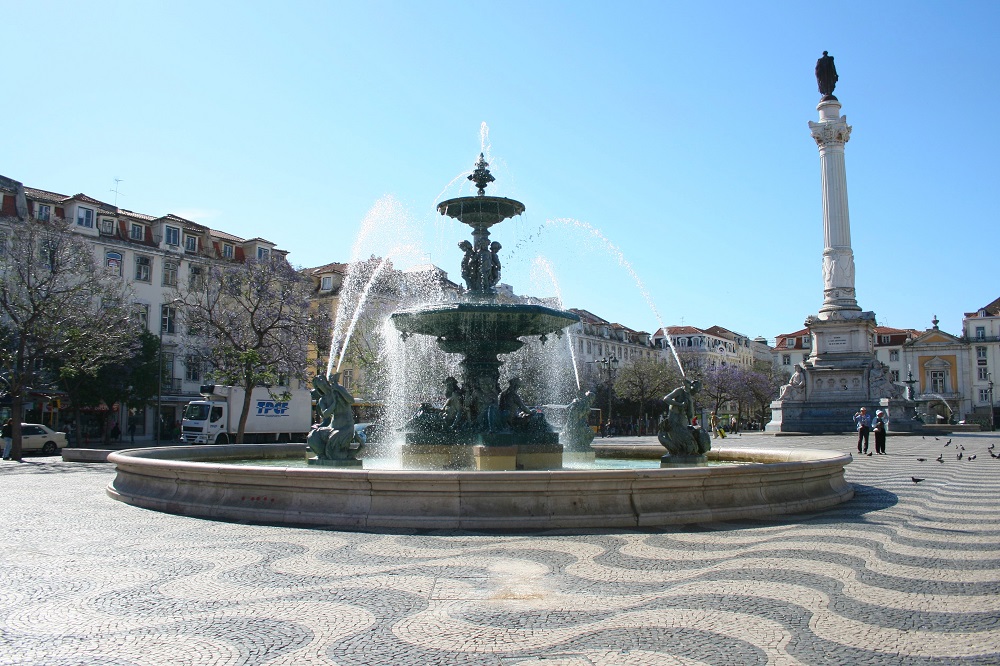 Rossio Square in Lisbon