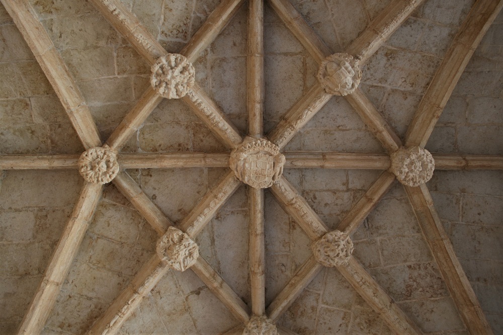 Ceiling in the cloisters at the Mosteiro dos Jeronimos