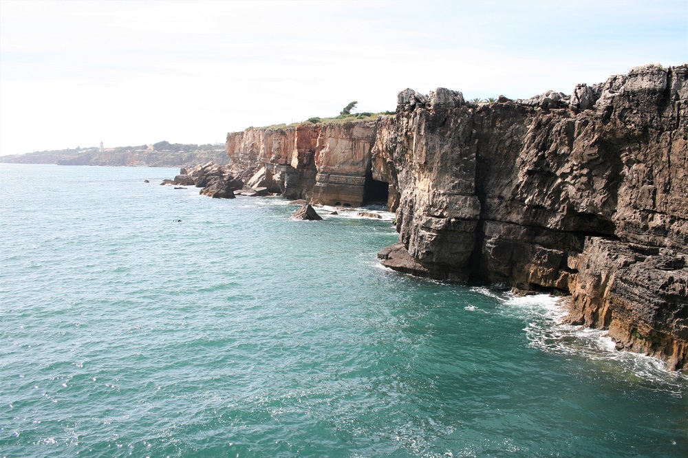 Cliffs near the Boca do Inferno in Cascais