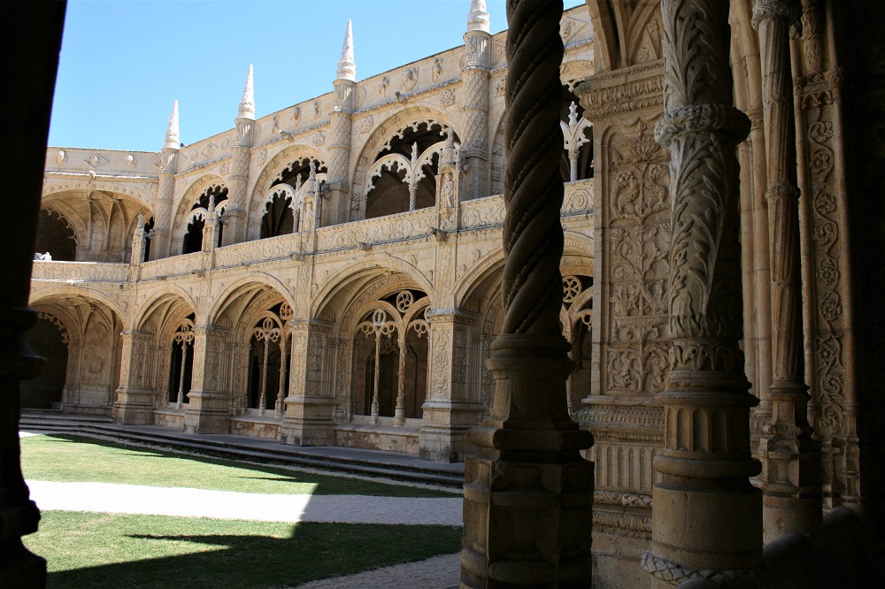 The cloisters at the Mosteiro dos Jeronimos