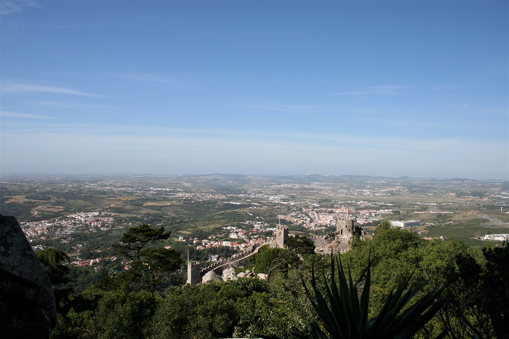 View from the Royal Tower at Castelo dos Mouros