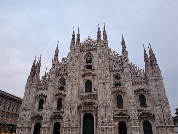 The Duomo in Milan, Italy