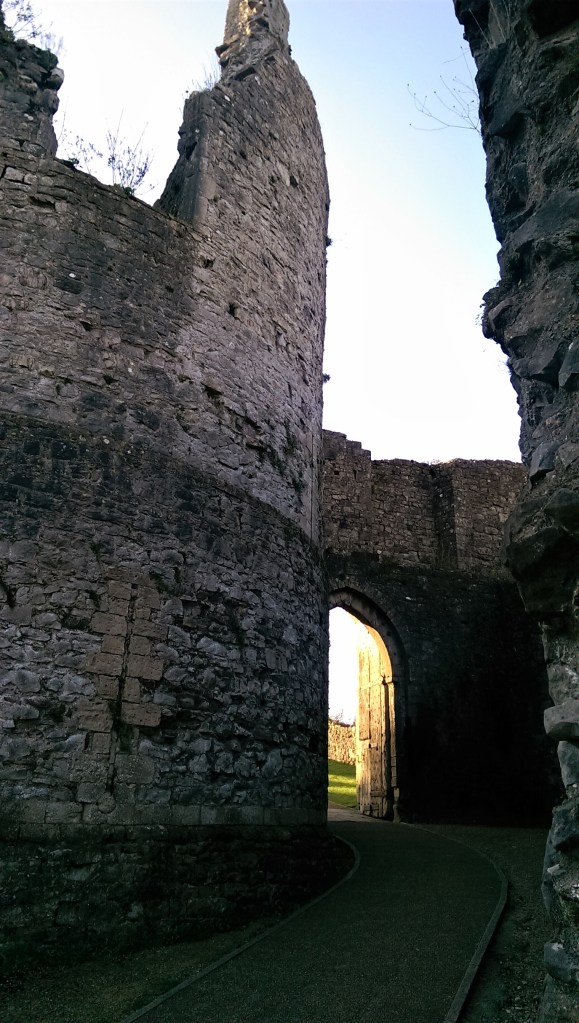 A gate in Chepstow Castle