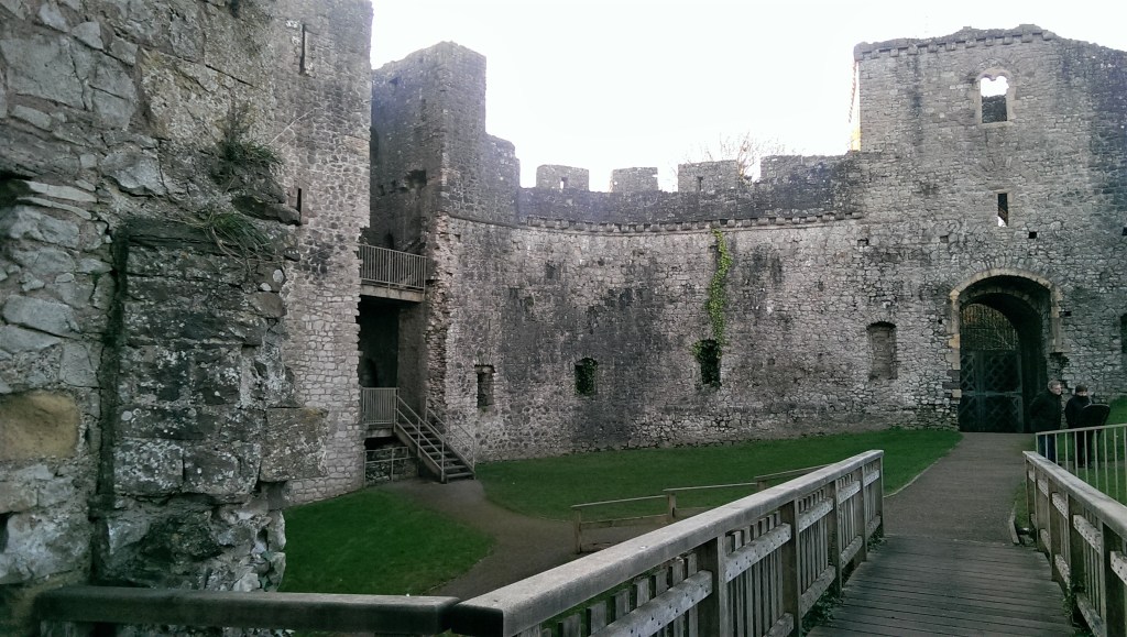 Inside Chepstow Castle