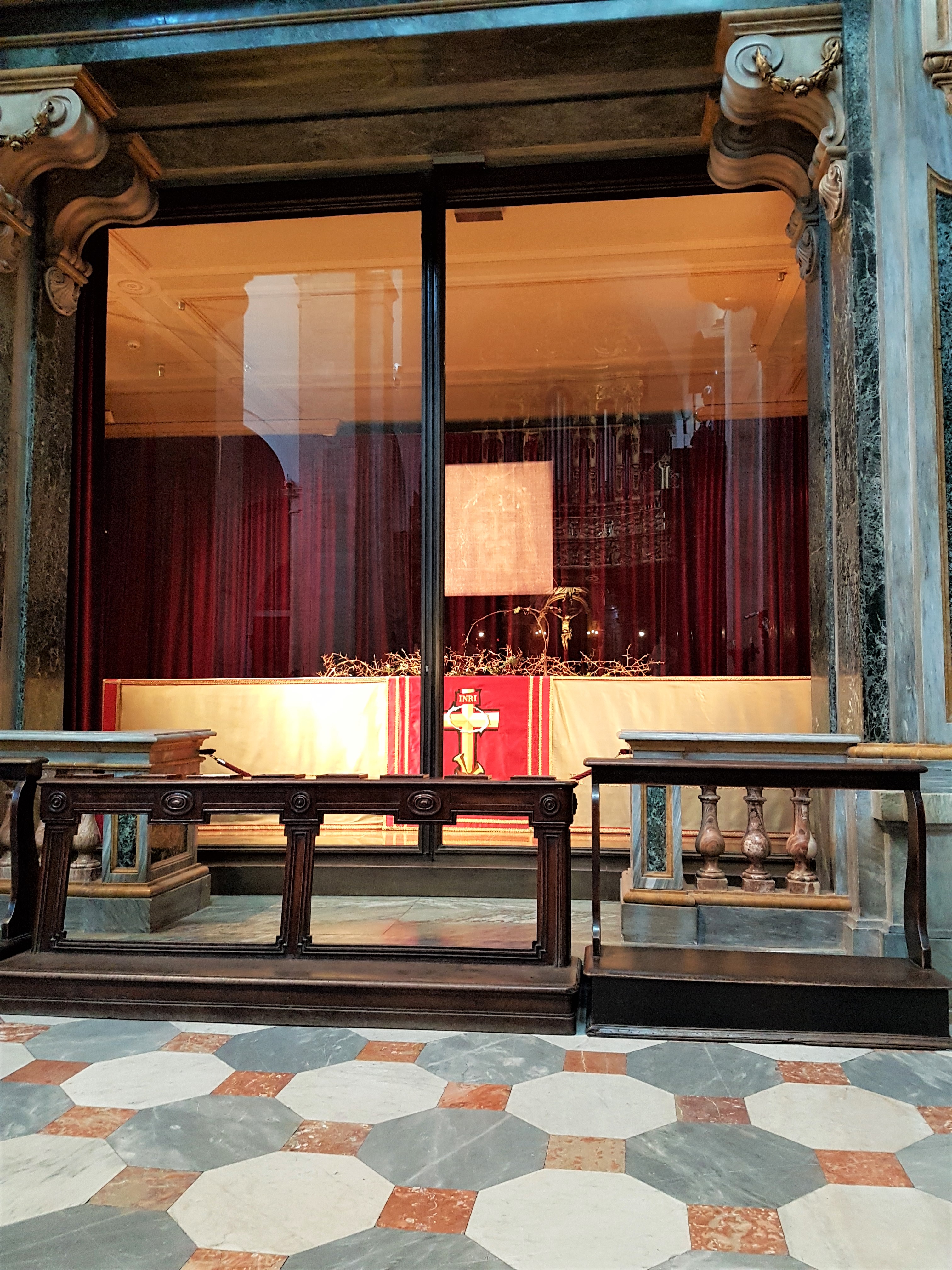 The home of the Turin shroud on display