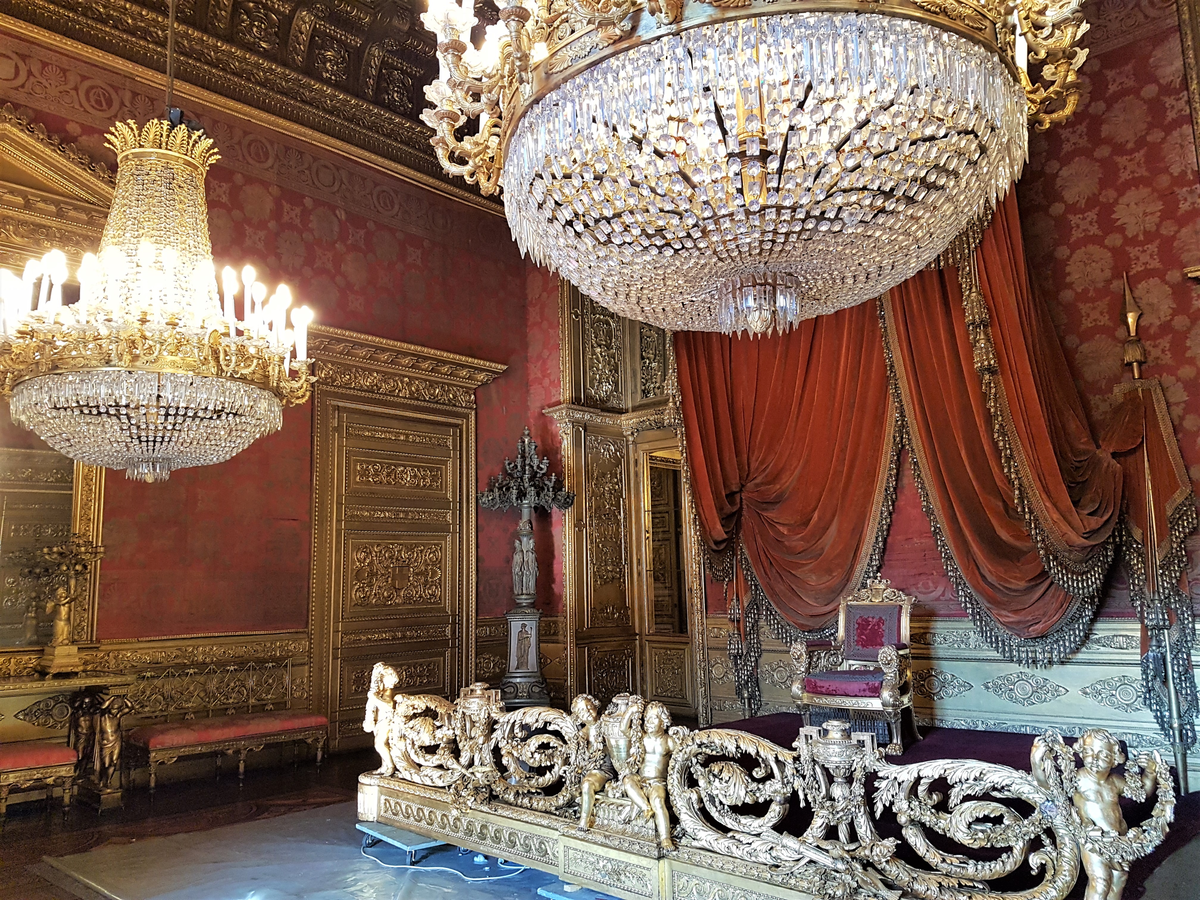 Throne Room inside the Royal Palace in Turin