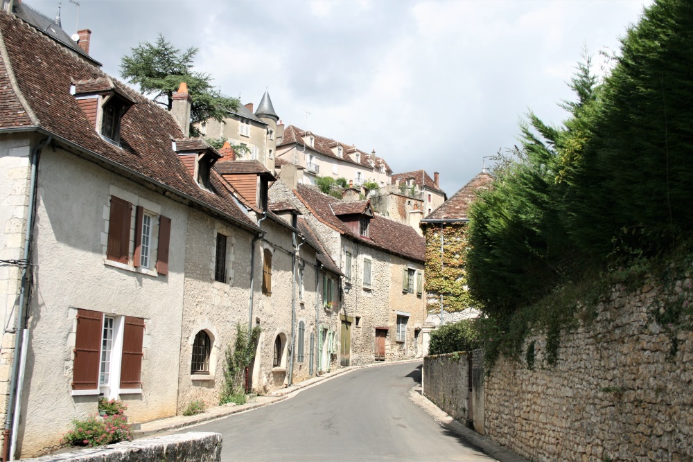The medieval streets in Angles-sur-l'Anglin