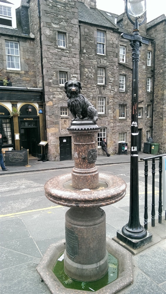 The statue of Greyfriars Bobby