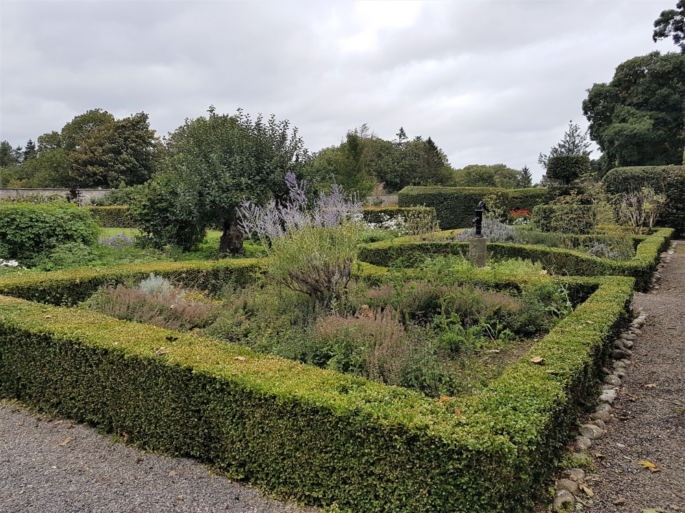 One of the gardens at Fonmon Castle