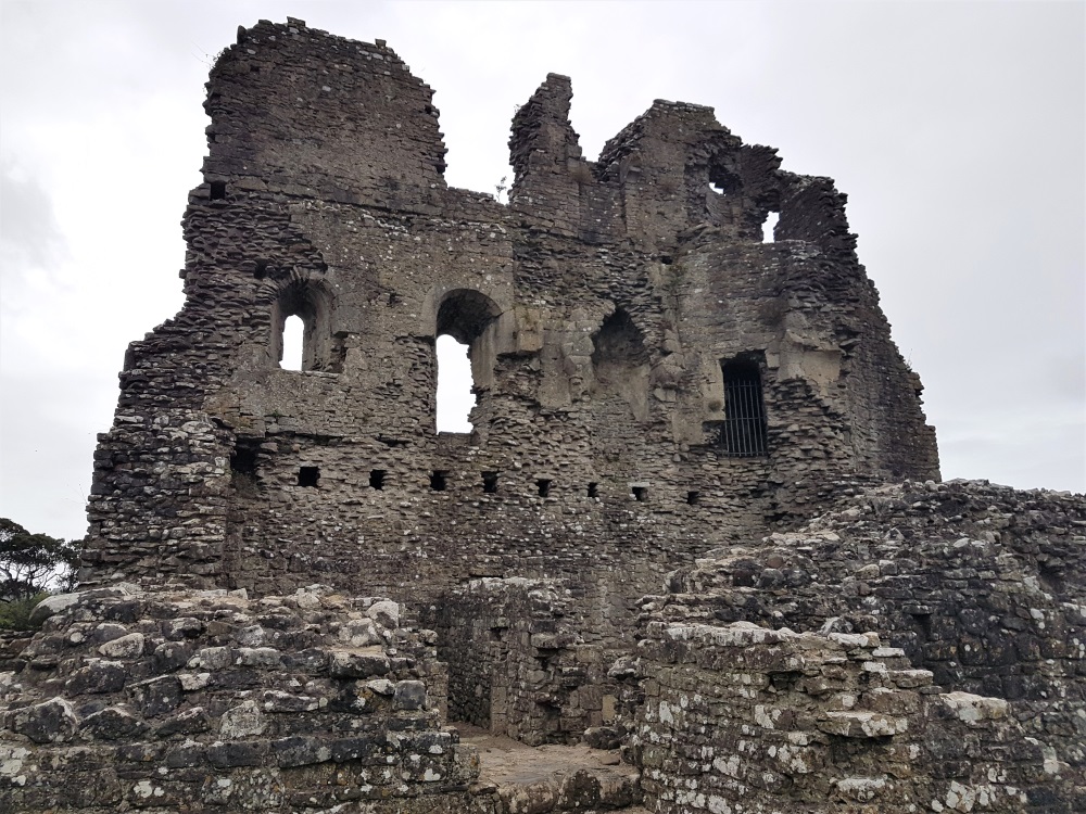 The ruins of Ogmore Castle