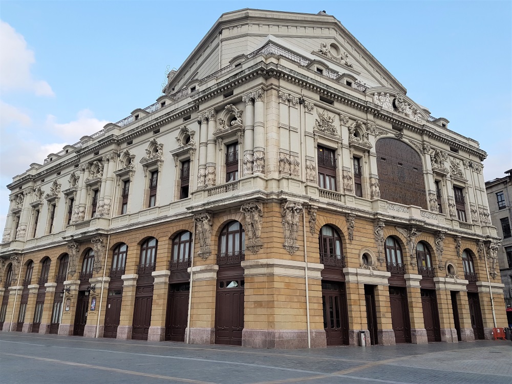 The grand Arriaga Theatre in Bilbao