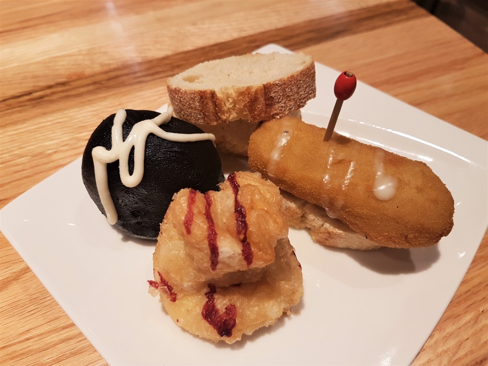 Mixed pintxo at the Mercado de la Ribera in Bilbao
