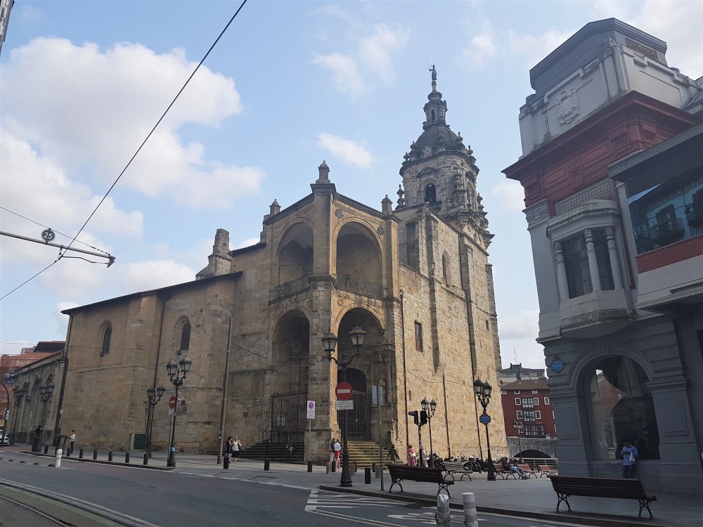 The old San Anton Church in Bilbao