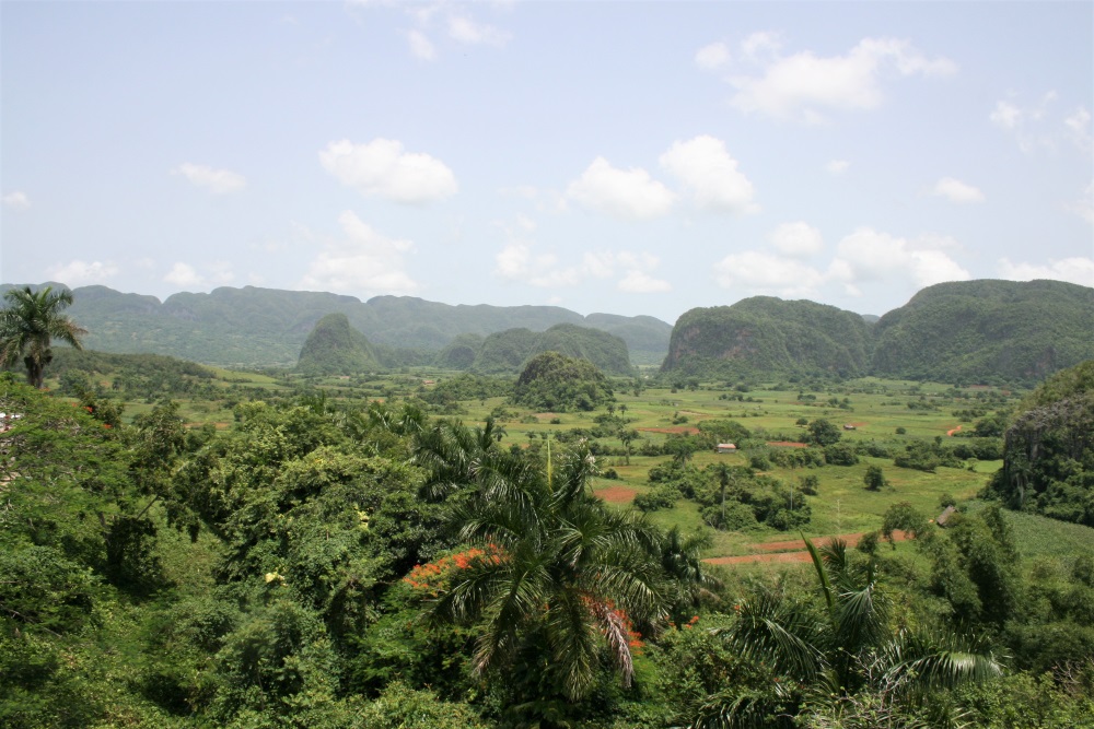The countryside around Vinales in Cuba