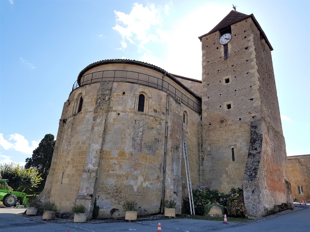 The charming 11th century church in Madiran