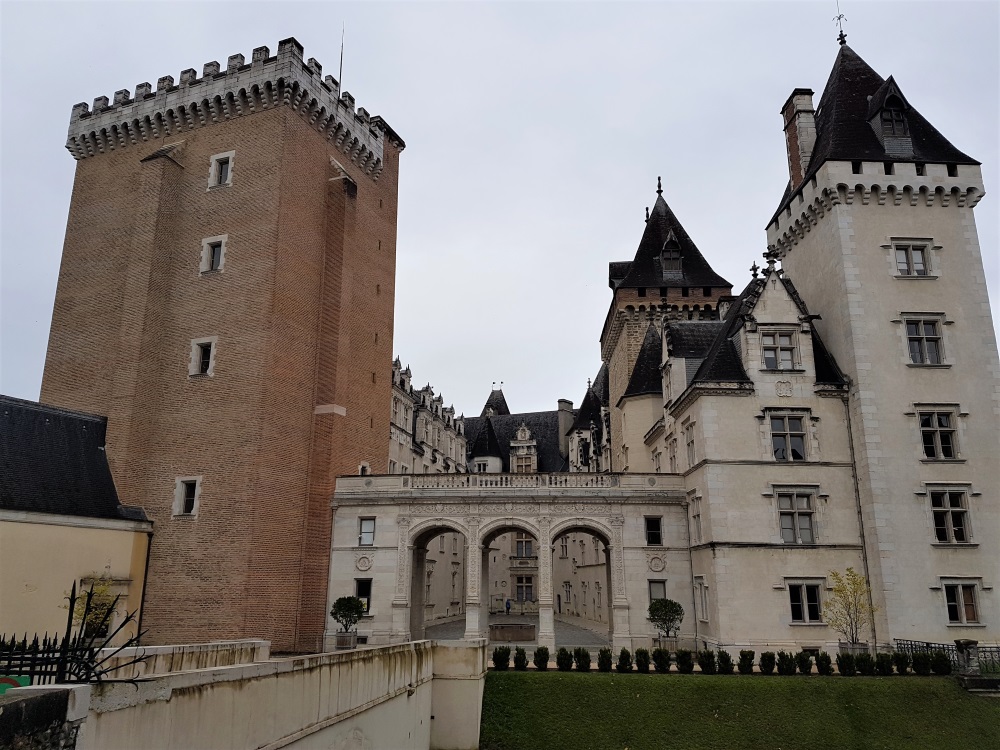 The entrance to King Henri IV of France's chateau at Pau