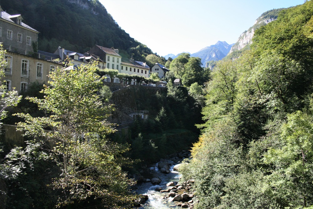 The village of Eaux-Chaudes in the Ossau Valley in the Pyrenees