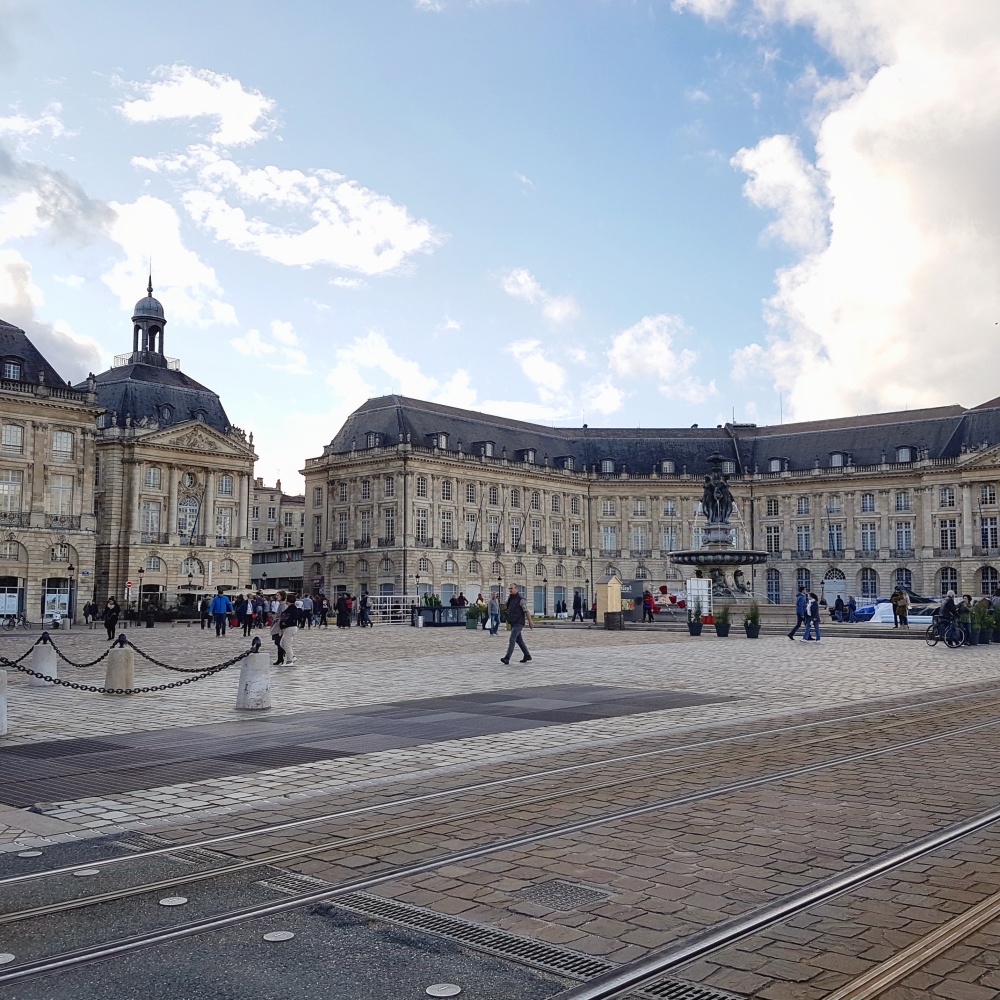 The Place de la Bourse in Bordeaux