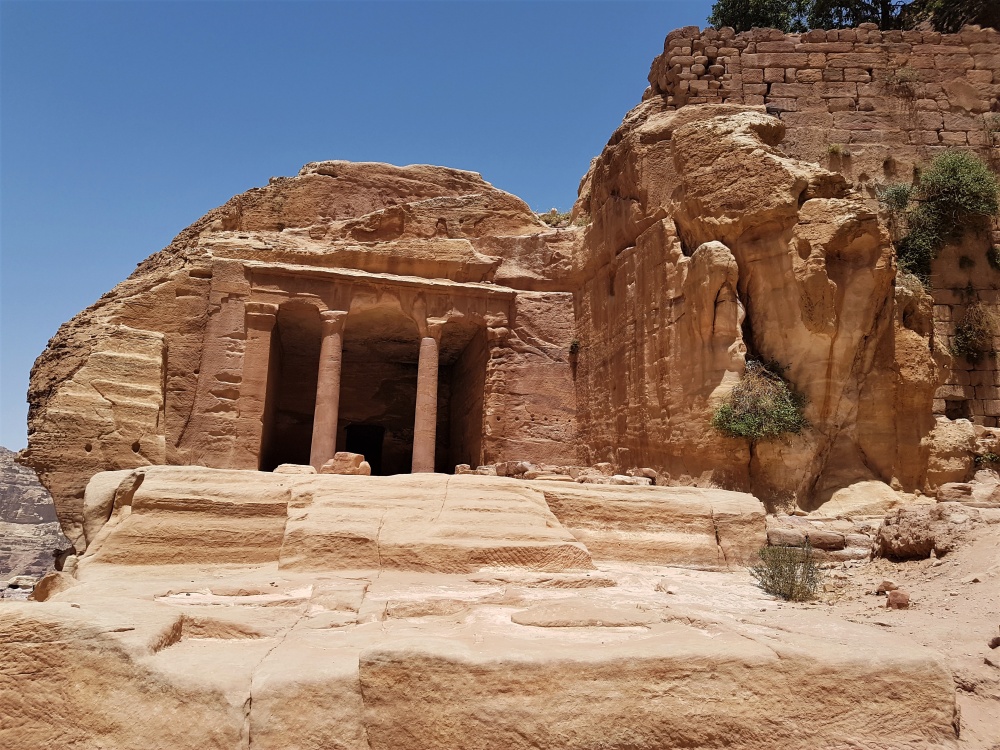 The Garden Triclinium tomb in Petra