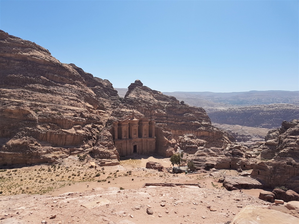 View over the Monastery from the high place overlooking it