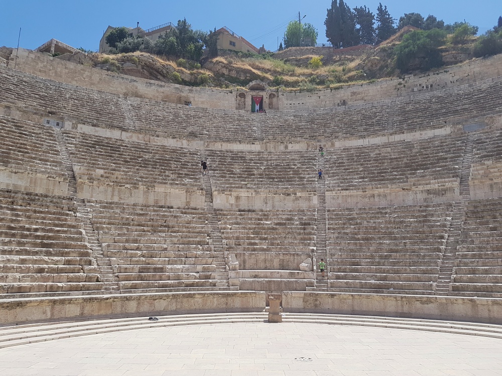 The Roman Theatre in the centre of Amman