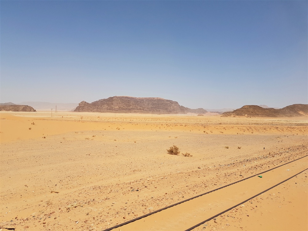 View from Wadi Rum Railway Station