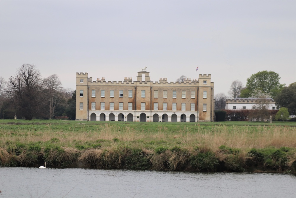 Syon Park across the River Thames from Kew Gardens