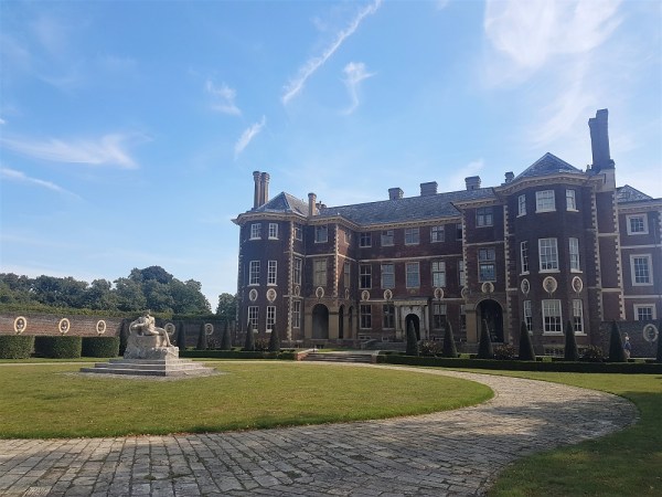 The entrance to Ham House in Surrey