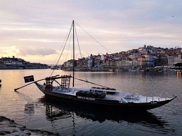 A boat on the Douro River