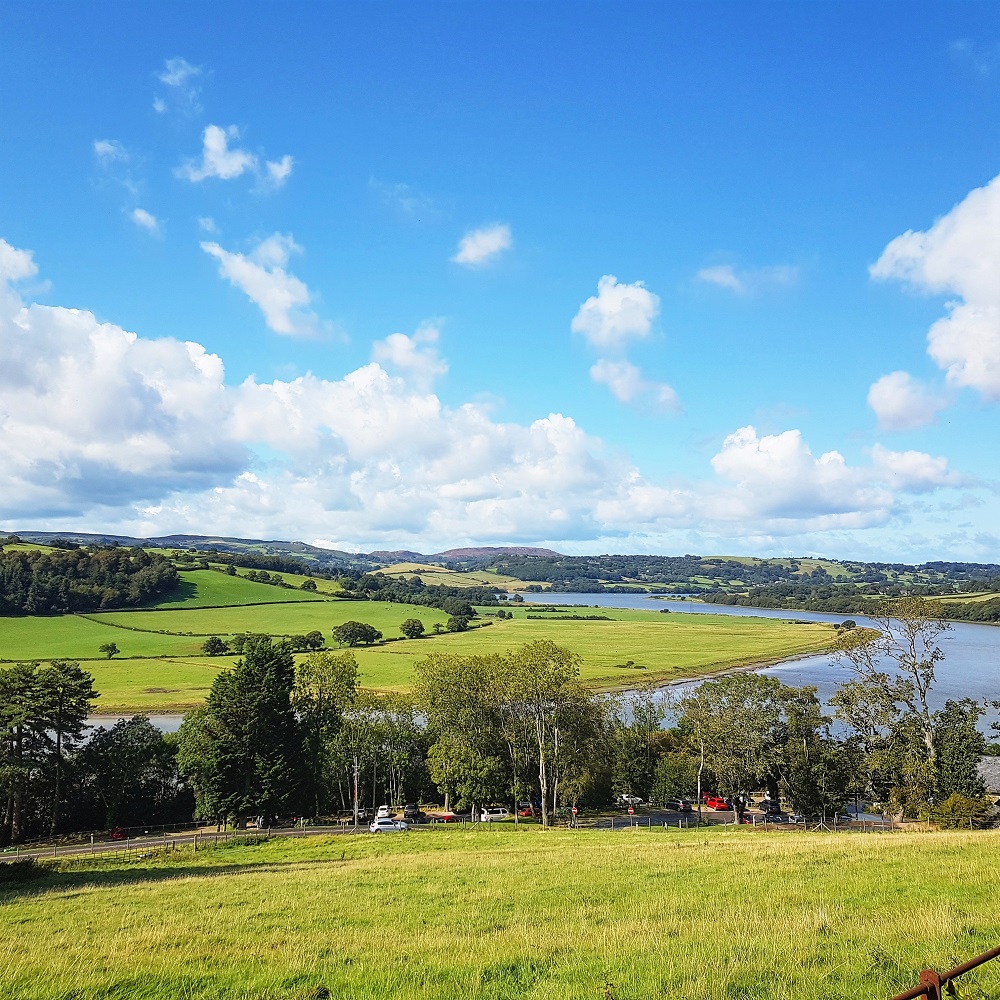 View of the Clwyd Valley from Bodnant Gardens