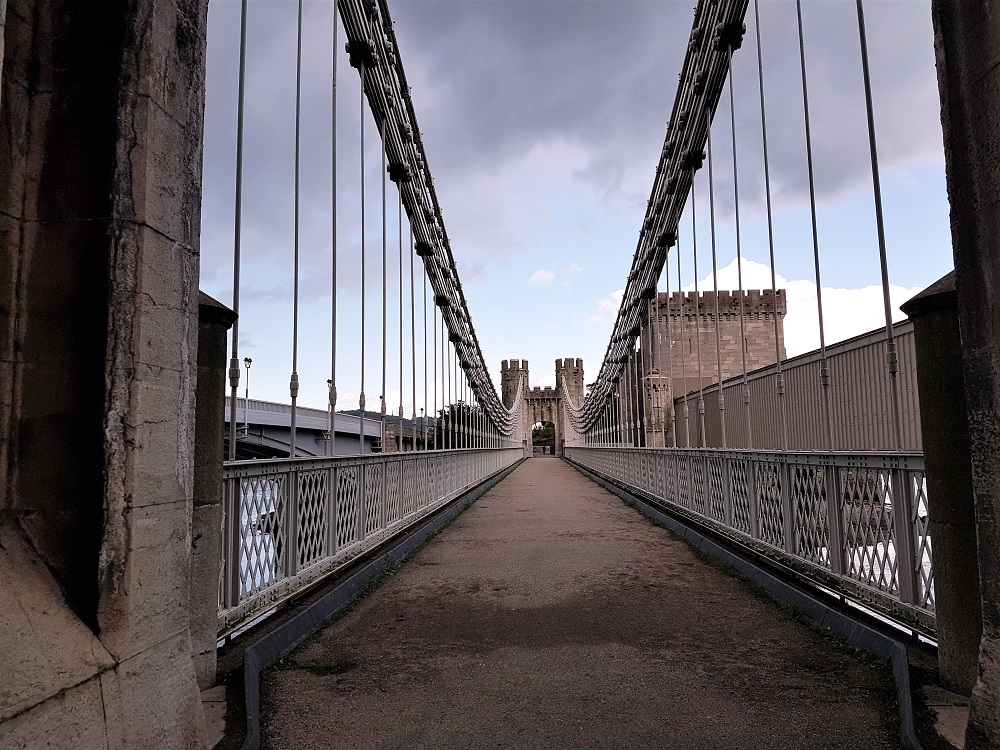 Conwy suspension bridge
