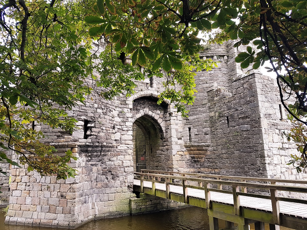 The entrance to Beaumaris Castle