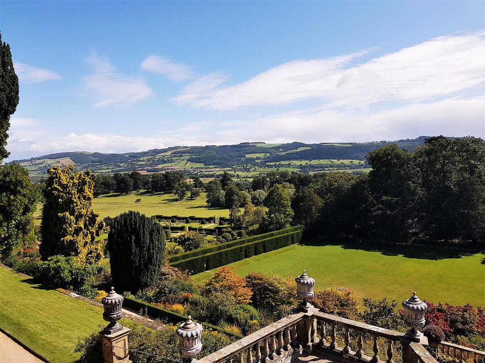 The enormous garden at Powis Castle