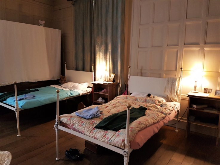 School bedroom at Powis Castle during the Second World War