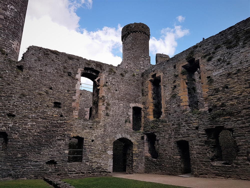 The king's rooms at Conwy Castle