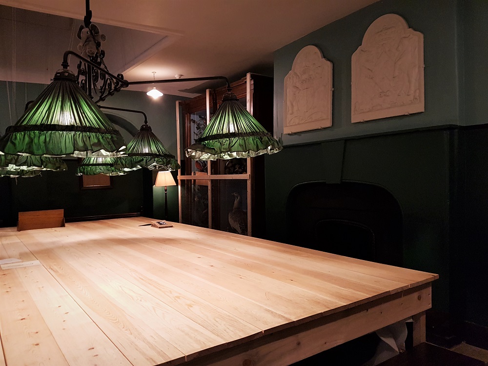 Wartime school room at Powis Castle