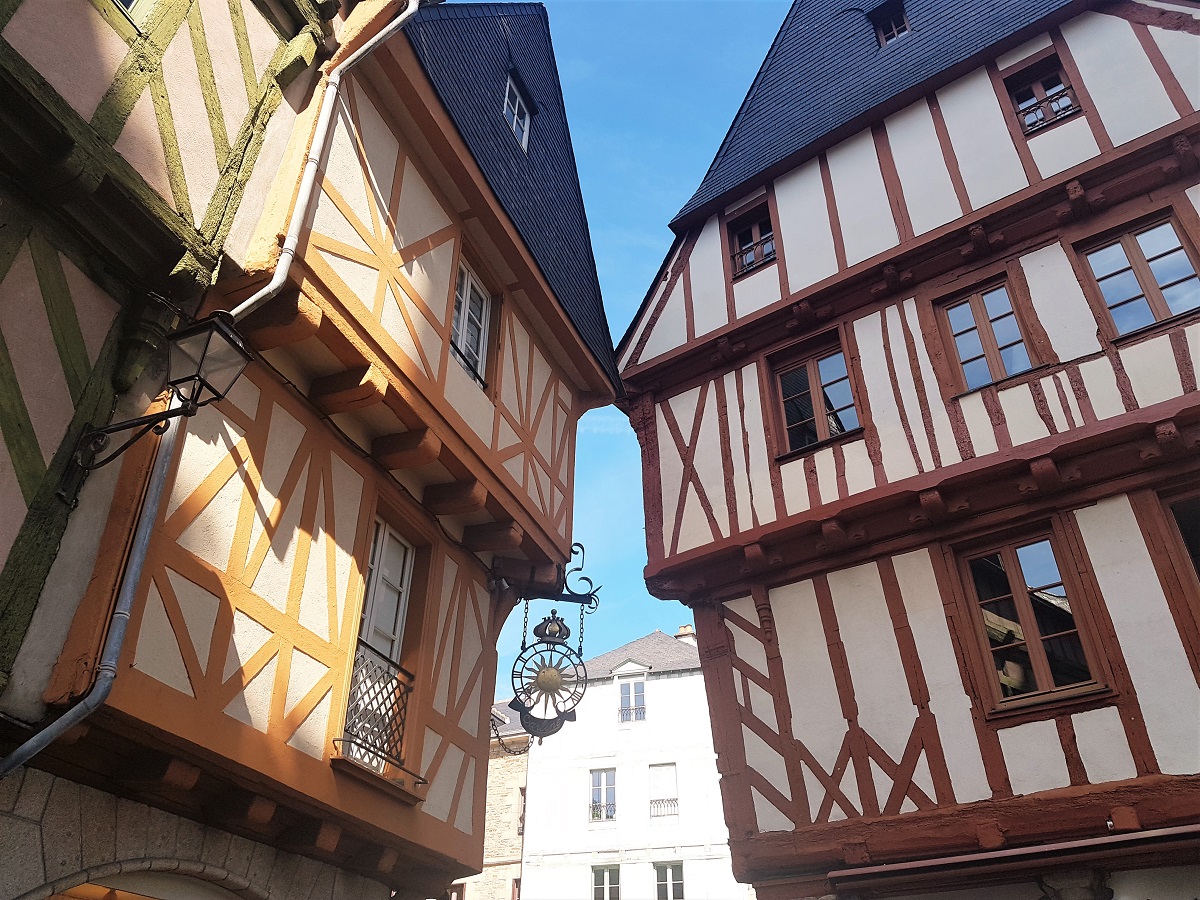 Timber-framed houses in Vannes