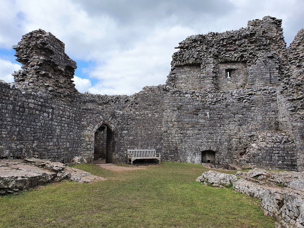 Entrance to Carreg Cennen Castle's north west tower