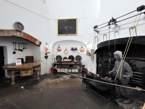 The kitchen at Berkeley Castle