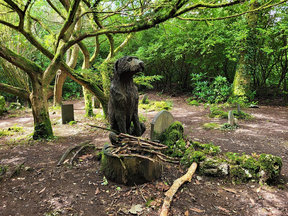 Dogs' cemetery in Portmeirion