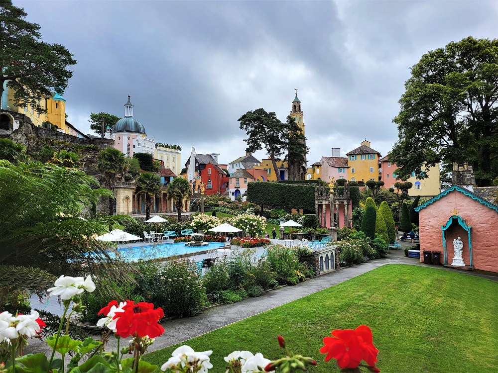 The Central Piazza in Portmeirion village