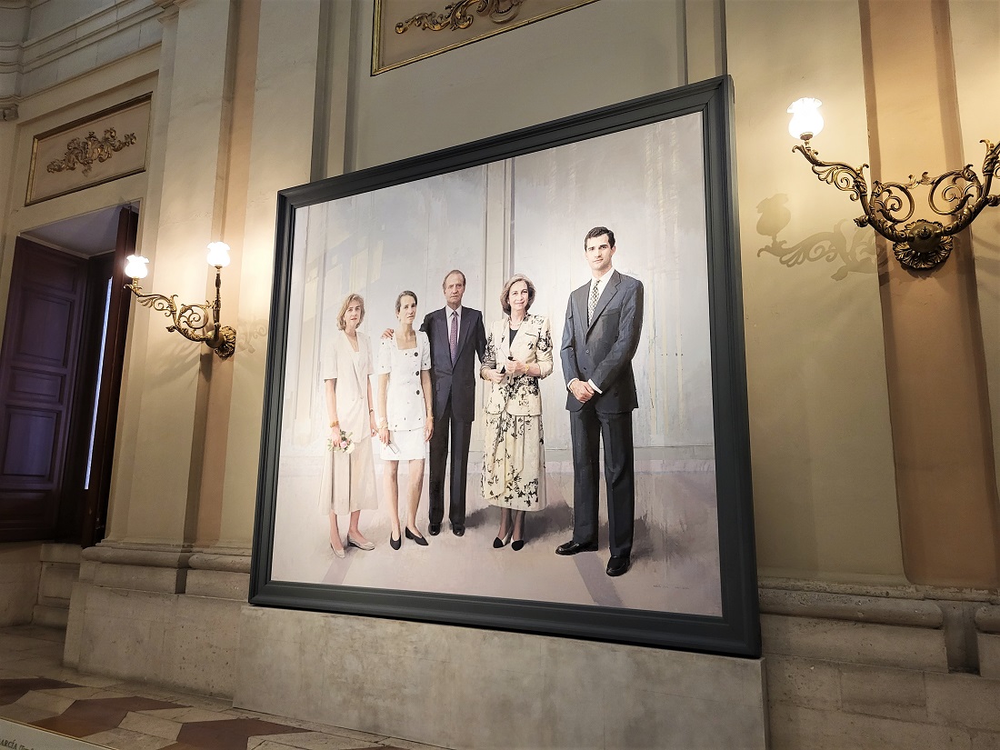 Portrait of the Spanish royal family
