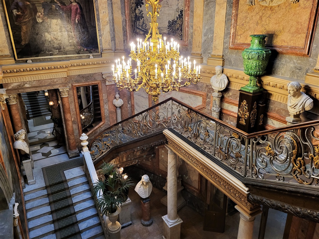 Staircase in the Museo Cerralbo