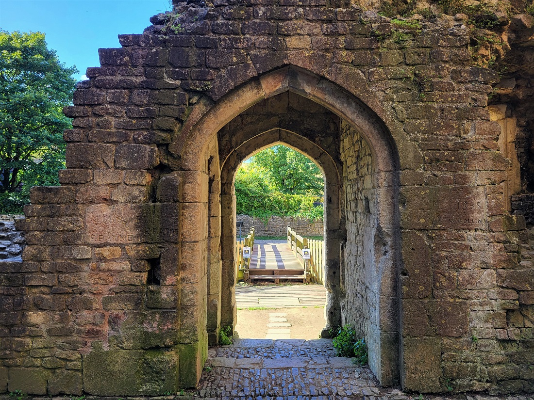 Nunney Castle doorway